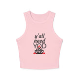 Yoga Inspiration Tank Top | y'all need YOD, Power Yoga Apparel, Women's Fitness Top, Activewear for Classes, Motivational Workout Tank