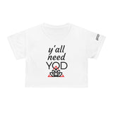 Empowering Yod Squad Crop Tee – Inspiring Style, Motivation for Any Occasion, Trendy Gift Idea, Summer Wardrobe Essential, Yoga Enthusiast
