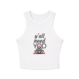 Yoga Inspiration Tank Top | y'all need YOD, Power Yoga Apparel, Women's Fitness Top, Activewear for Classes, Motivational Workout Tank